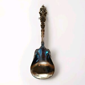 Oneida Da Vinci Stainless Casserole Serving Spoon Cube Mark